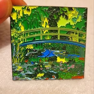 🛍5 for $25/Stunning Garden Portrait Enamel Pin